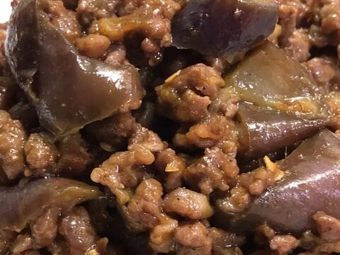 ナスひき肉のバーモントカレーパウダー炒め